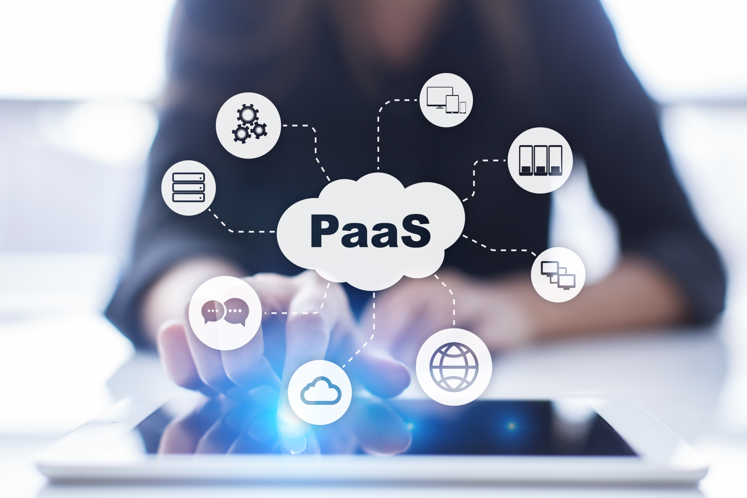 Paas,,Platform,As,A,Service.,Internet,And,Networking,Concept.